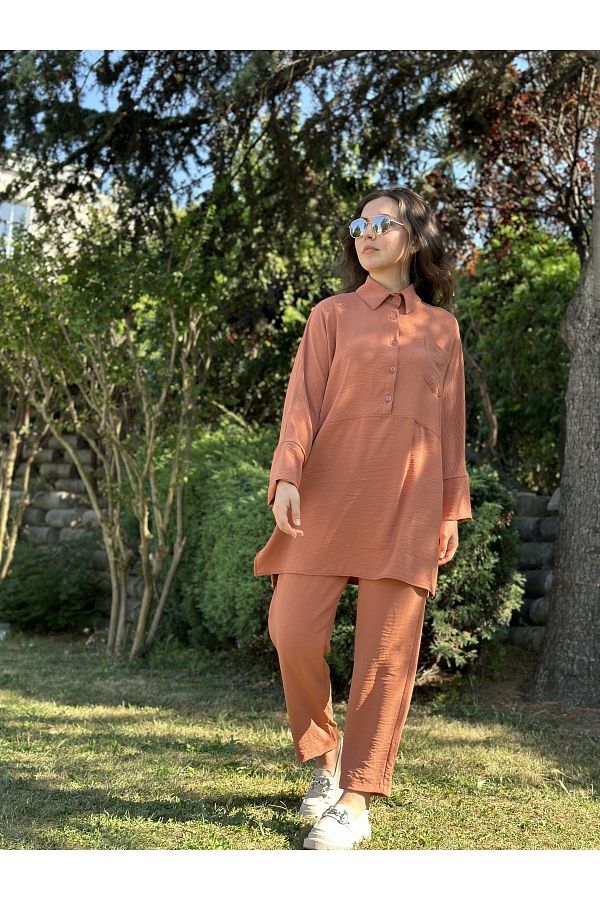 two in sis-Set Hijab Ayrobin Set Hijab cu aspect de in 1