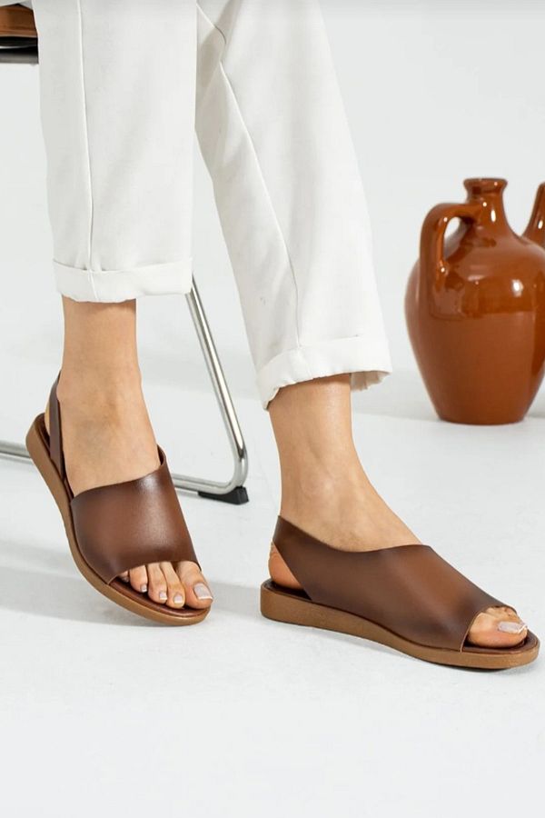 Leather orthopedic sandals on sale