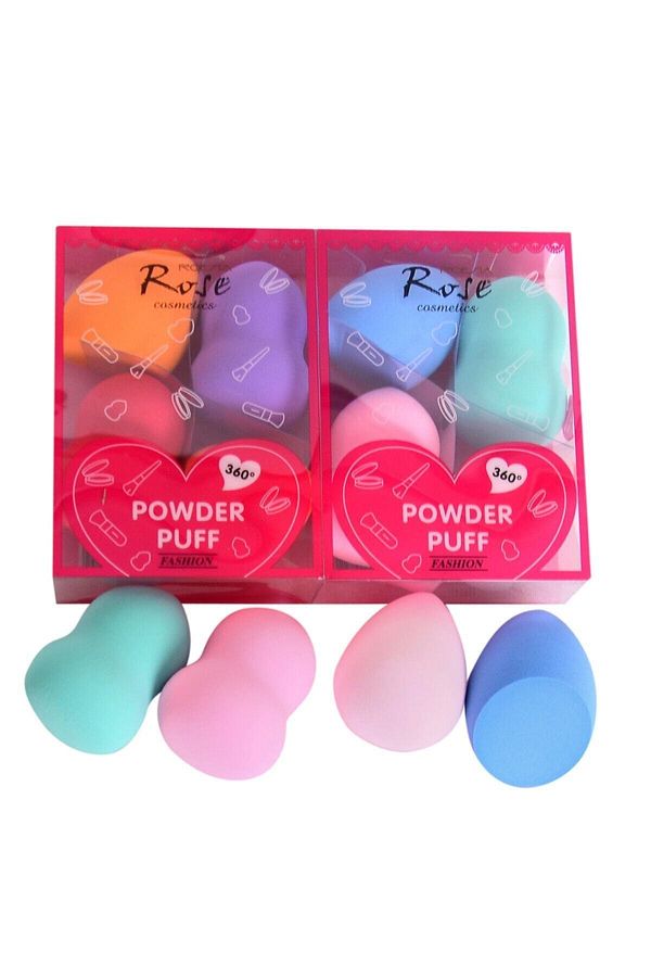 Roesıa Rose Cosmetics-Ross 4 Piece Pear Sponge 1