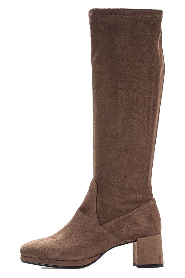 Gabor Knee High Boots Brown Block Trendyol