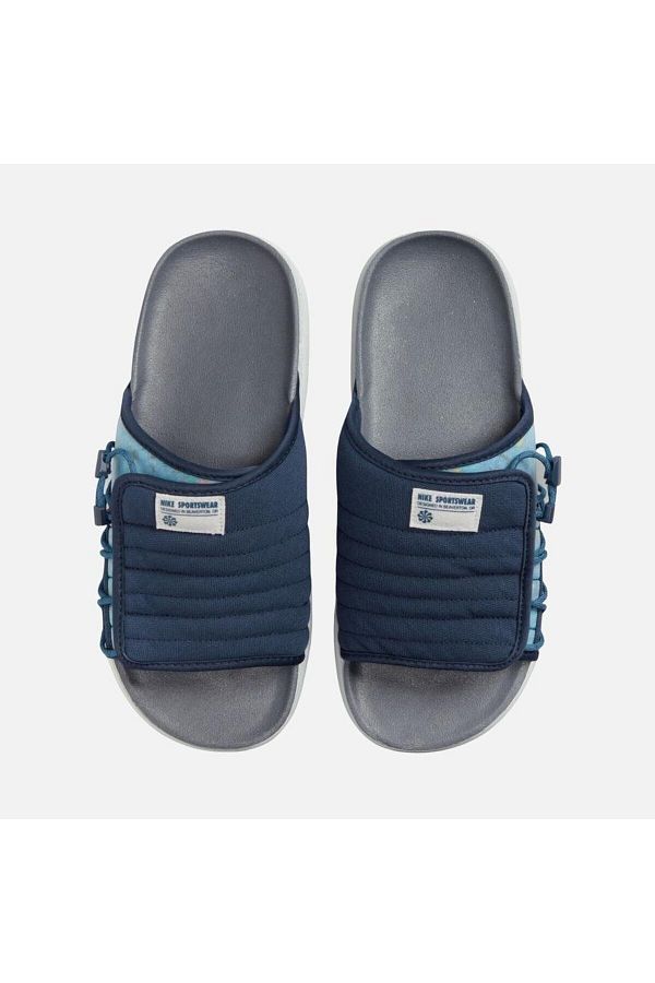 Nike slippers navy top blue