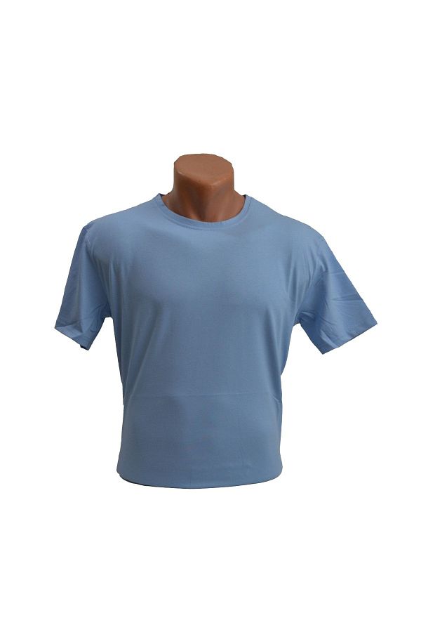 MASTIFF-Men's Patternless Solid Color T-Shirt Suitable for Printing 1