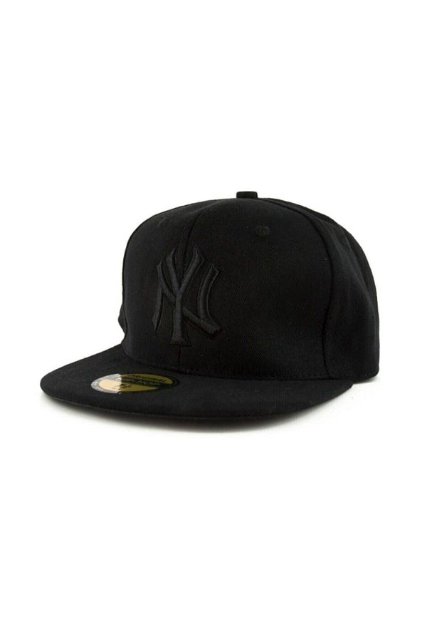 All black ny store baseball hat