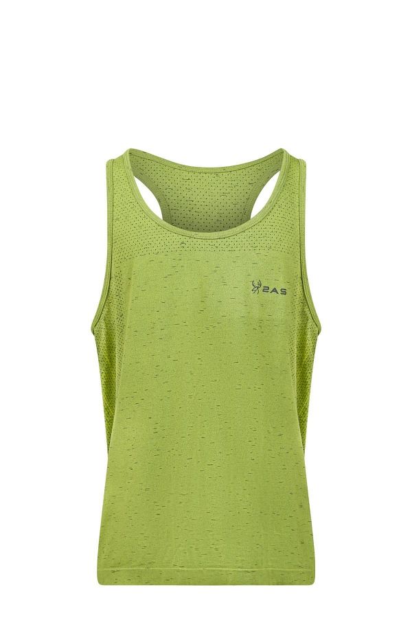 2AS-Timpala Seamless Tank Top Khaki 1