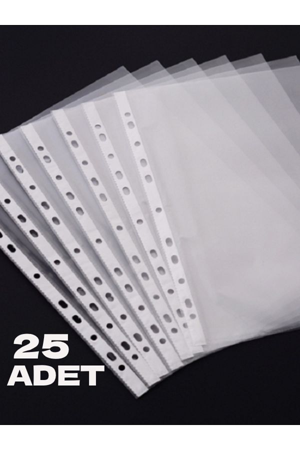 nistabolje-25 Pieces A4 Transparent File Foyer Bag File 1