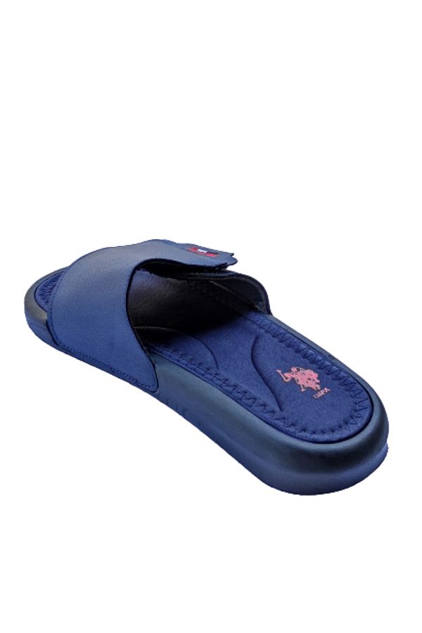 U.S. Polo Assn. Us Polo UTAH 2FX Navy Blue Velcro Men s Slippers Trendyol