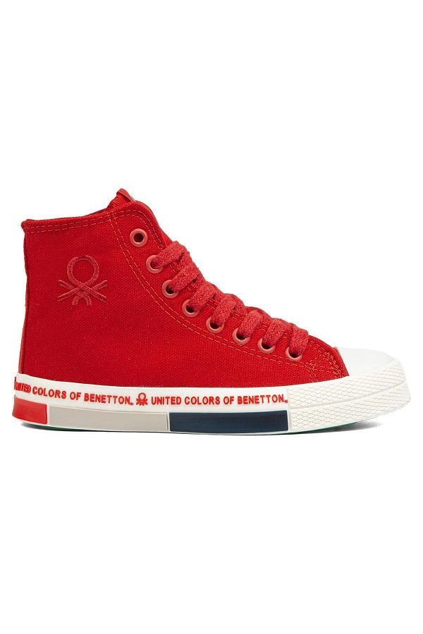 United colors of benetton red shoes cheap