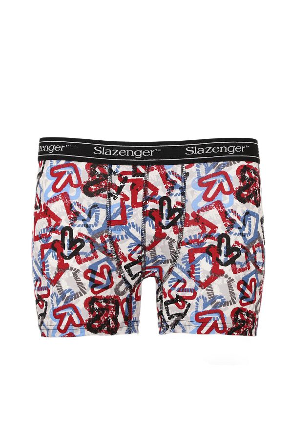 Slazenger JAMA Men s Boxer Underwear White Red Trendyol