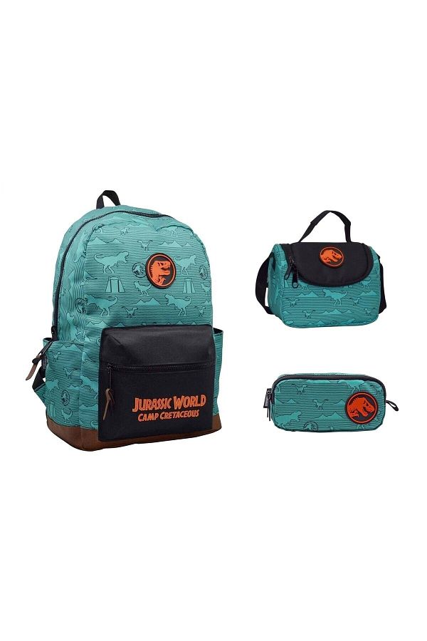 W GGLE Jurassic World Backpack Set of 3 Trendyol