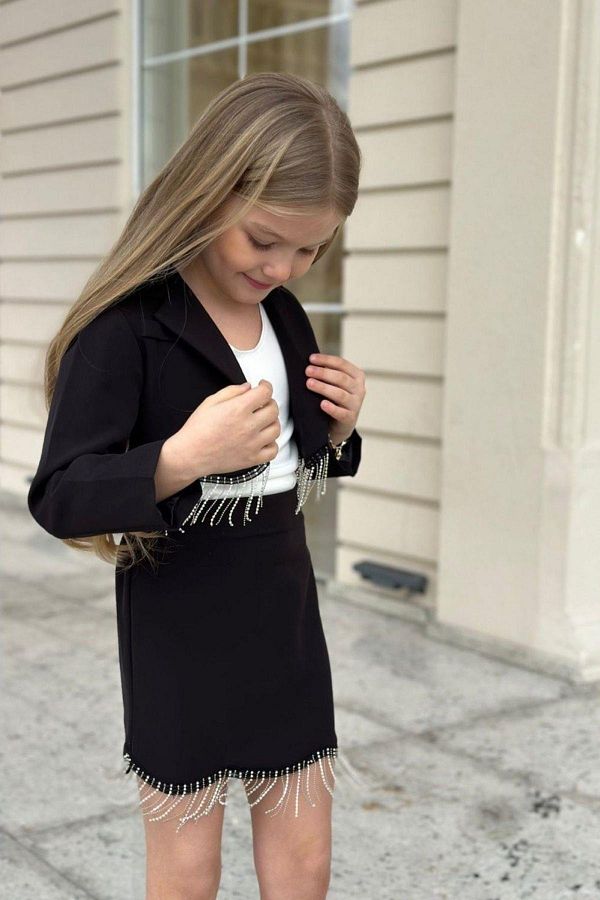 Black skirt and jacket suit shop