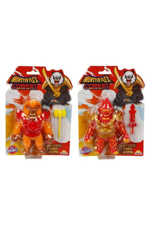 Tower Toys-Extending Stretch Super Flexible Monster Flex Combat Set of 2 @FIRE BEAST,FIRE MONSTER@ 1