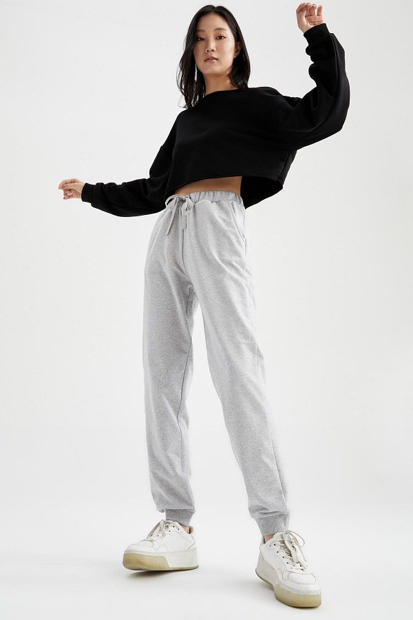 DeFacto-Regular Fit basic Reversible Jogger Sweatpants 1