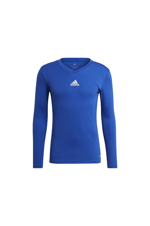 adidas-Tricou de antrenament de fotbal pentru bărbați - mânecă lungă, albastru GK9088 1