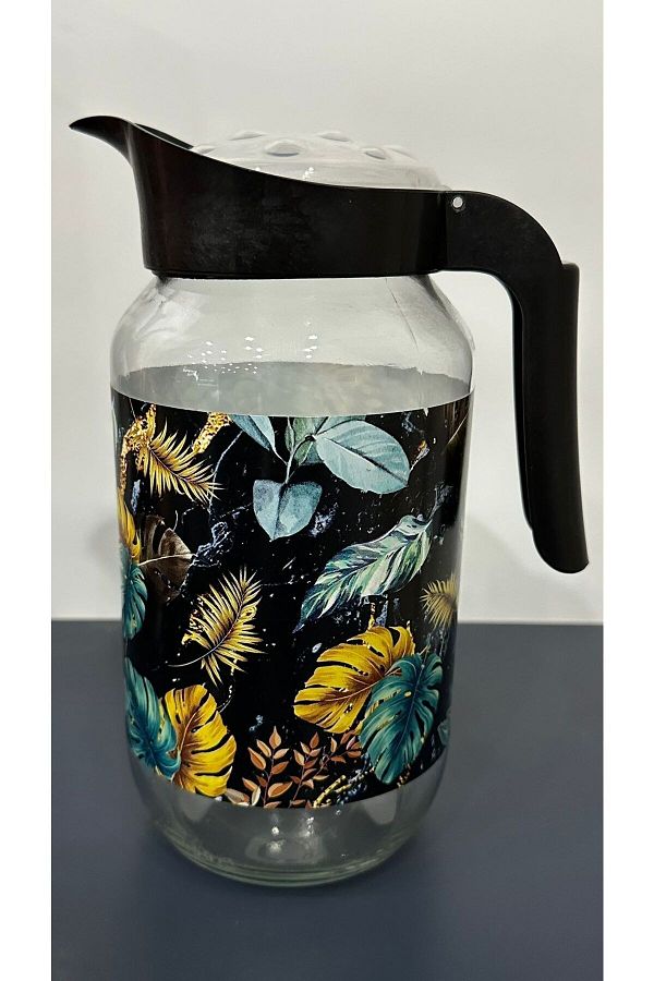 Decorative glass jug deals