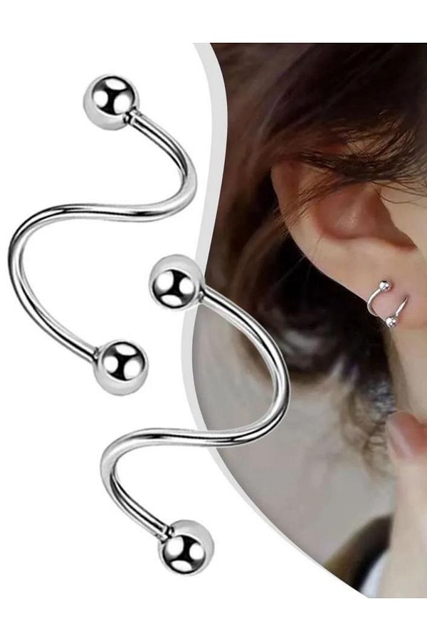 Surgical steel lobe earrings deals