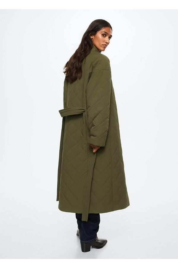 Mango oversize quilted coat shop