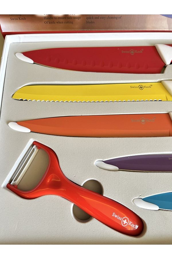 Swiss koch professional 6 pcs knife set sale
