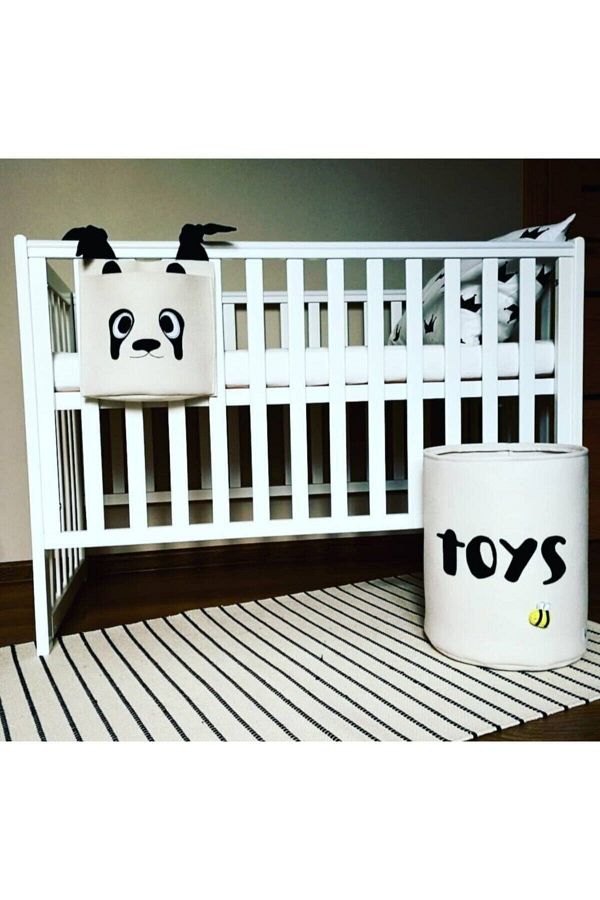 Panda baby crib set clearance