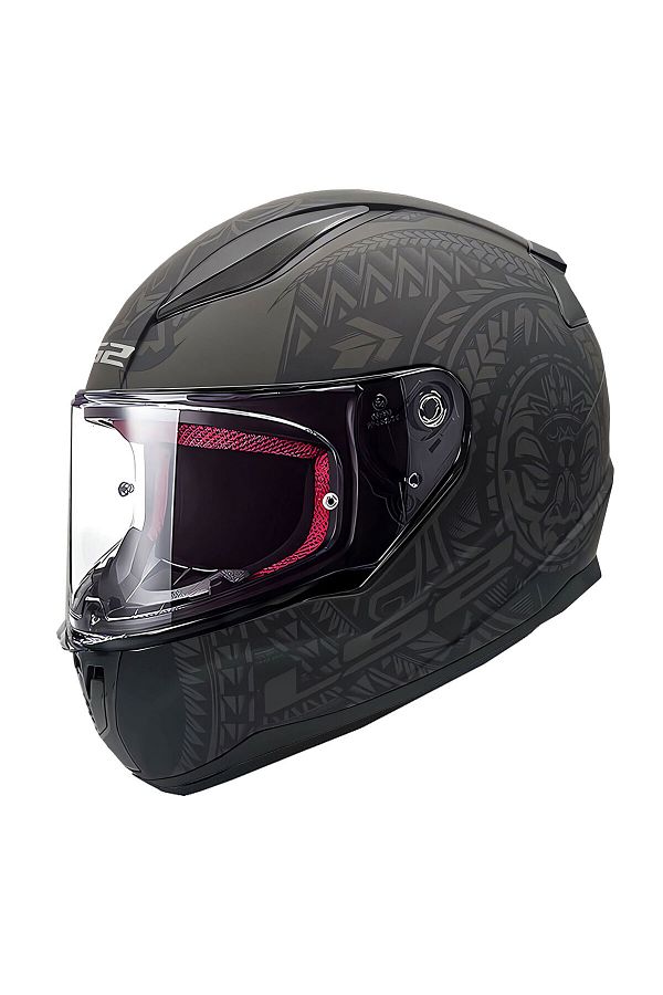 LS2 Rapid 2 Takaroa Matte Black Covered Motorcycle Helmet Trendyol