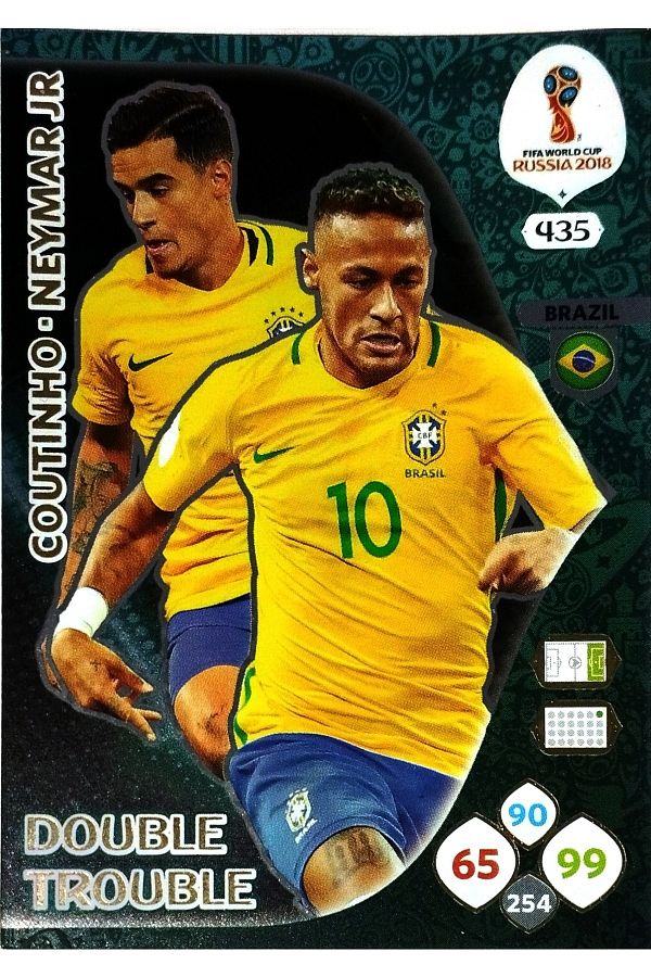 Panini-Panini Double Trouble Coutinho -Neymar 1