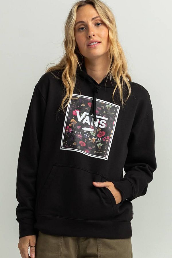 Vans STACKTON FLORAL HOODIE B Women s Sweatshirt VN0A7Y19GRH1 Grey Heather Trendyol
