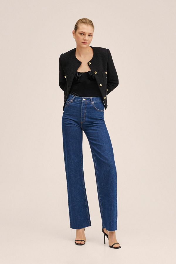 MANGO-27080433 Damen/Mädchen Schwarz 1