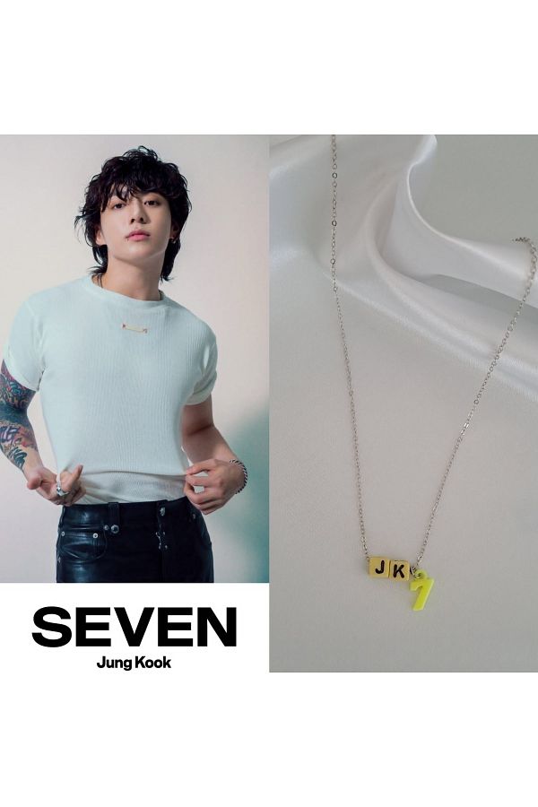 SOUL BY A B Bts Jungkook Jk 7 Necklace Trendyol