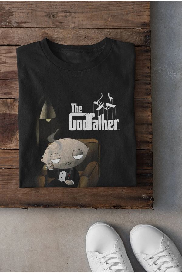 Pisa Art-Family Guy The Godfather Stewie Griffin T-Shirt 1
