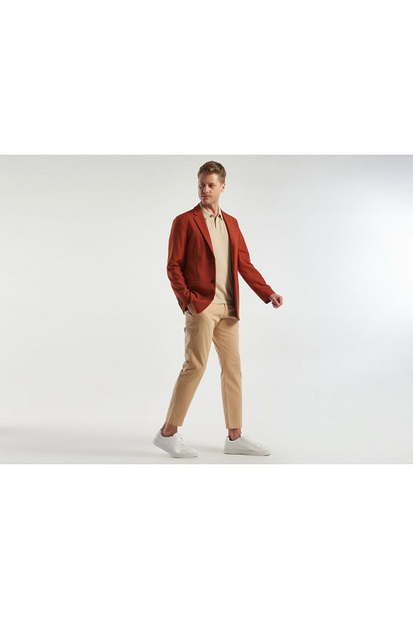 United Colors of Benetton Viscose Mixed Men s Blazer Jacket Venice Red Trendyol