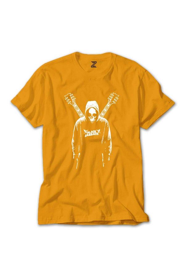 Yellow black sabbath t shirt outlet