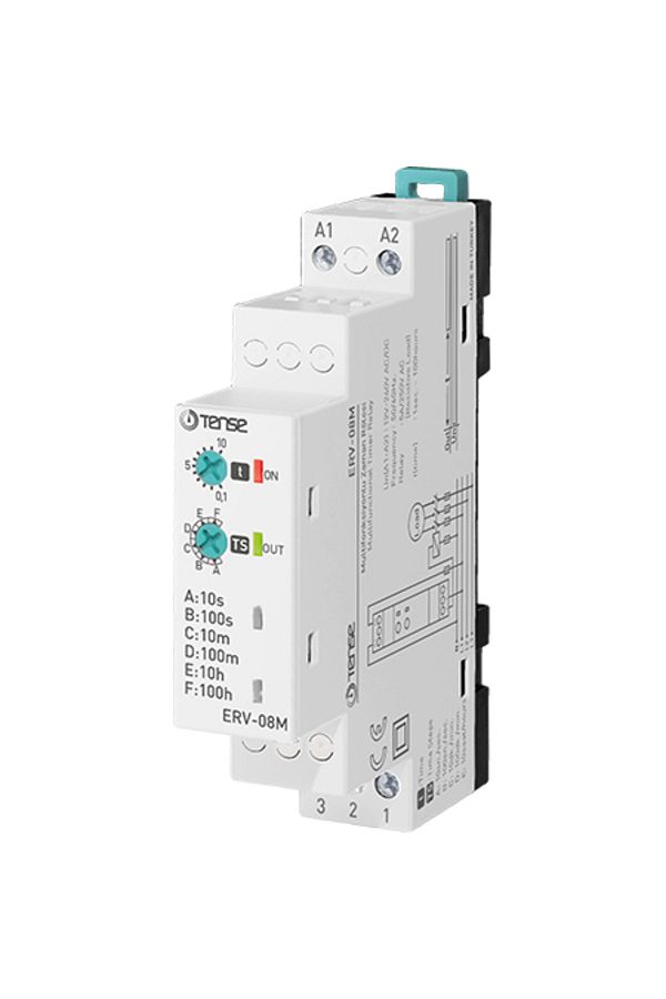 TENSE-ERV-08M Multifunctional Time Relay ( Operating Voltage 12V-240V AC/DC) 1