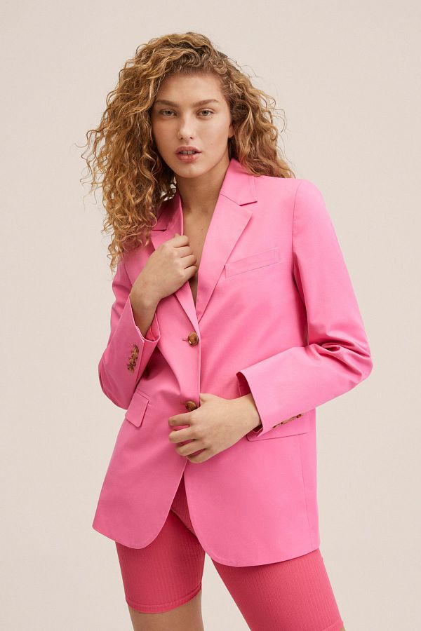 Mango blazer pink shop