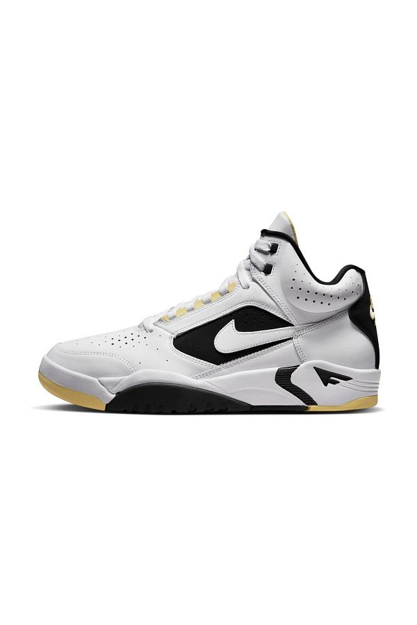 Nike Air Flight Lite Mid Leather Sneakers in White Unisex White Leather Lace up Basketball Shoe Trendyol