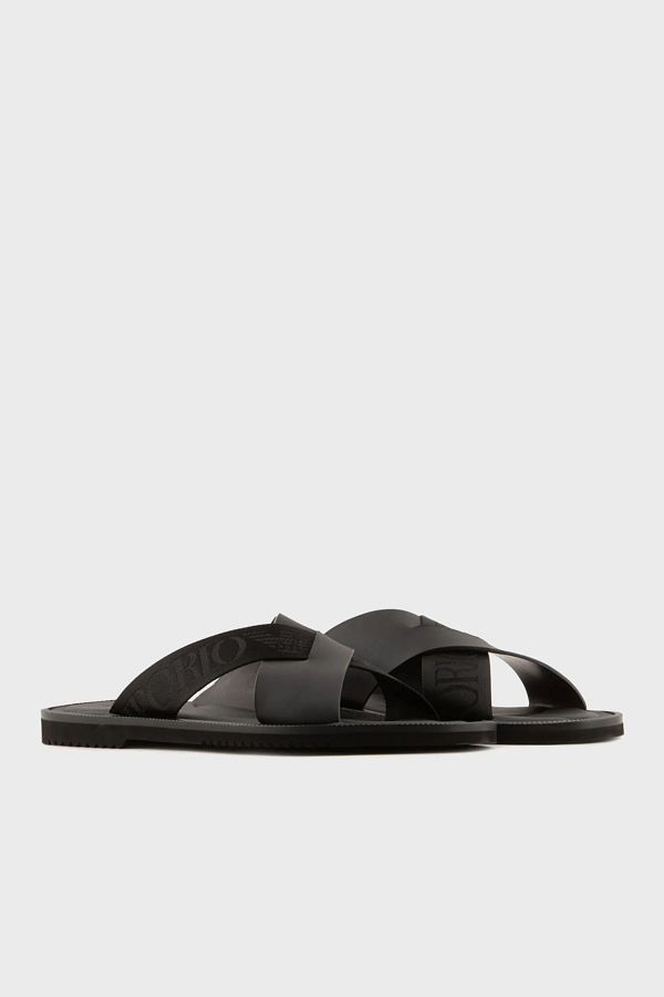 Slippers emporio armani outlet