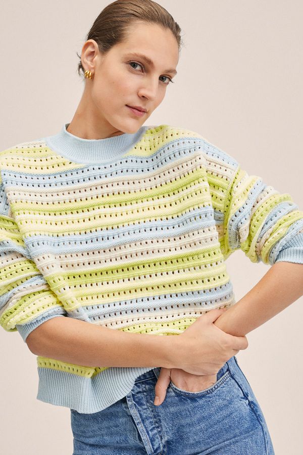Mango yellow sweater online