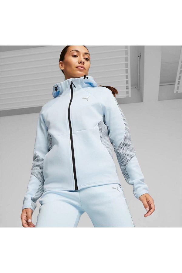 Blue puma clearance tracksuit womens
