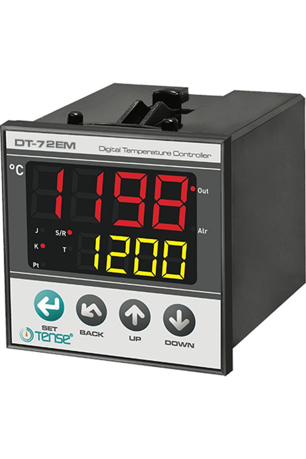 TENSE-DT-72EM Optional Temperature Controller 72 x 72 J,K,S,R,T,Pt100 2x4 Digit 7 Segment 1