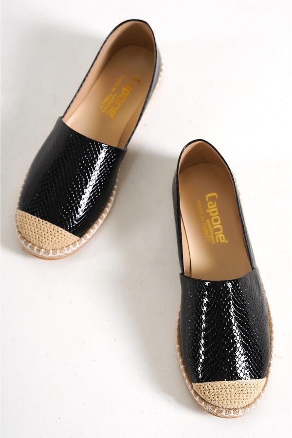 Capone Outfitters-Capone Schwarze Damen-Espadrille 1