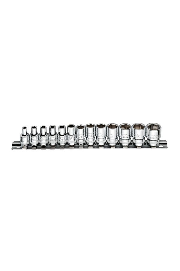 CETA FORM-C02-Rh13 1/4' 6 Corner Socket Set - 13 Pieces 1