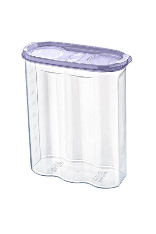 POMSTORE-Multi-Purpose Plastart Water Airtight Locked Food Container 2.4 Lt Two Sided Open-Close Click (SINGLE) 1