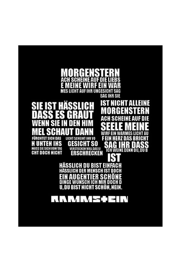 Z zepplin-Rammstein Single Logo Large Back Patch 1