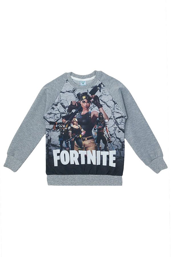 DobaKids Fortnite Print Seasonal Sweatshirt Trendyol