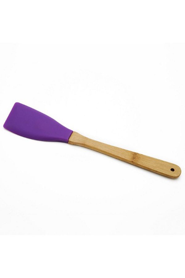 Ün-Ev-Wooden Handle Silicone Spatula 1