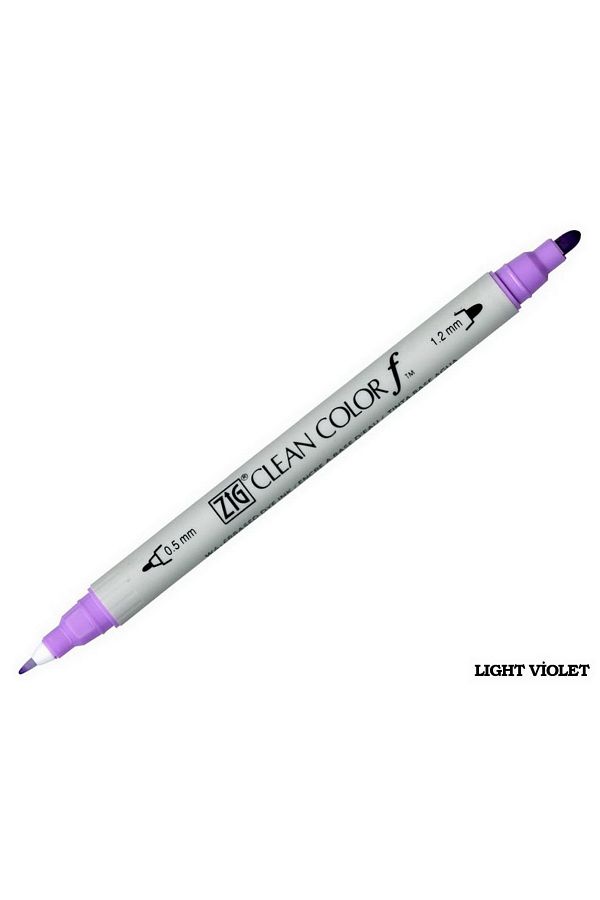 Zig-Clean Color F Tcs-6000t 081 Light Violet Double Sided Pencil 1