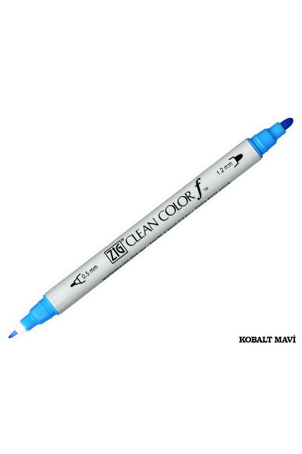 Zig-Clean Color F Tcs-6000t 031 Cobalt Blue Double Sided Pen 1