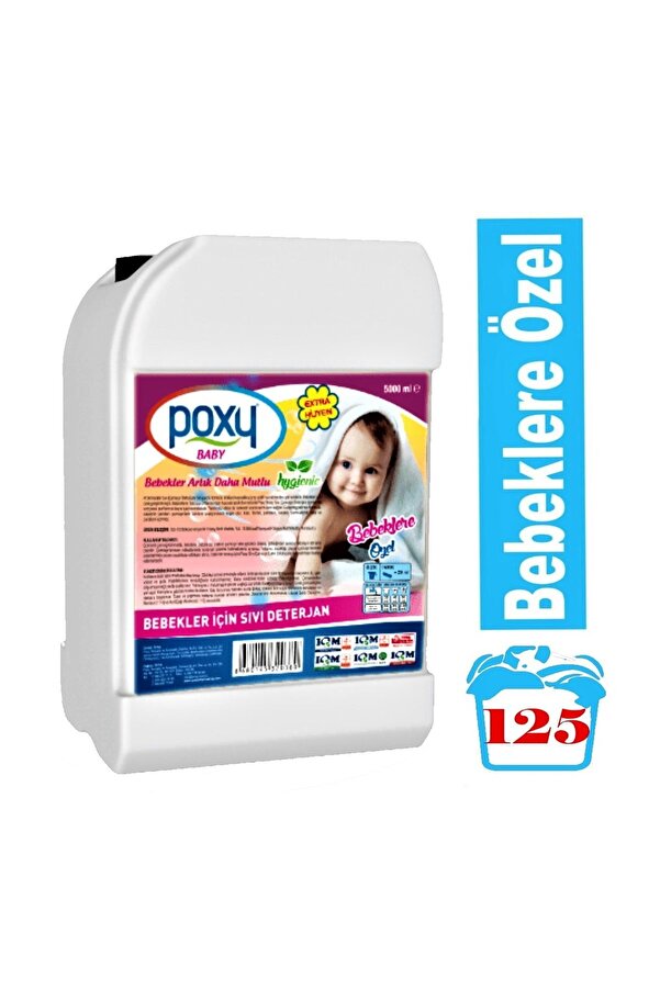 Poxy Bebekler İçin Sıvı Deterjan 5000 ml