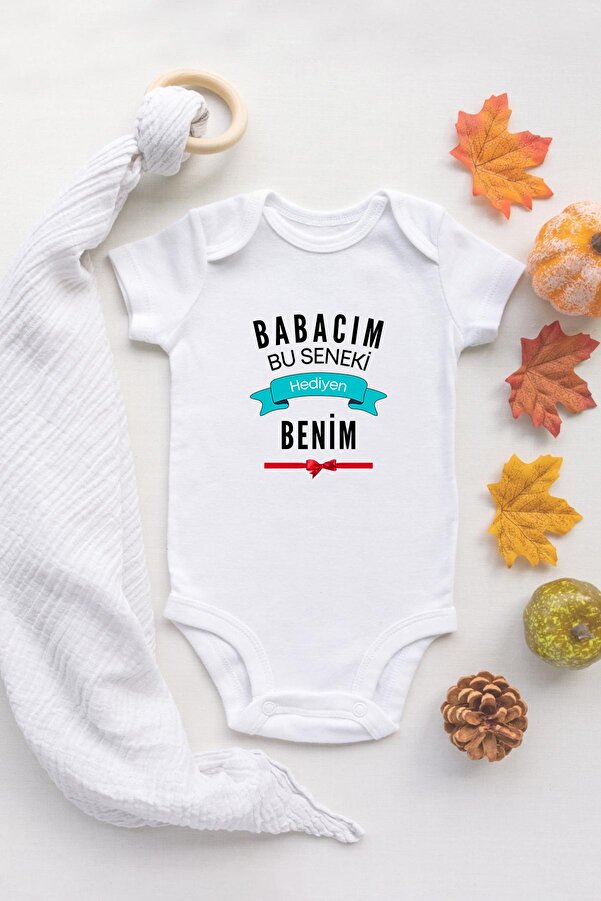 TUĞBABABY Özel Tasarım Doğum Günün Kutlu Olsun Baba Bebek Body Baba Doğumgünü Hediye Bebek Badi Zıbın