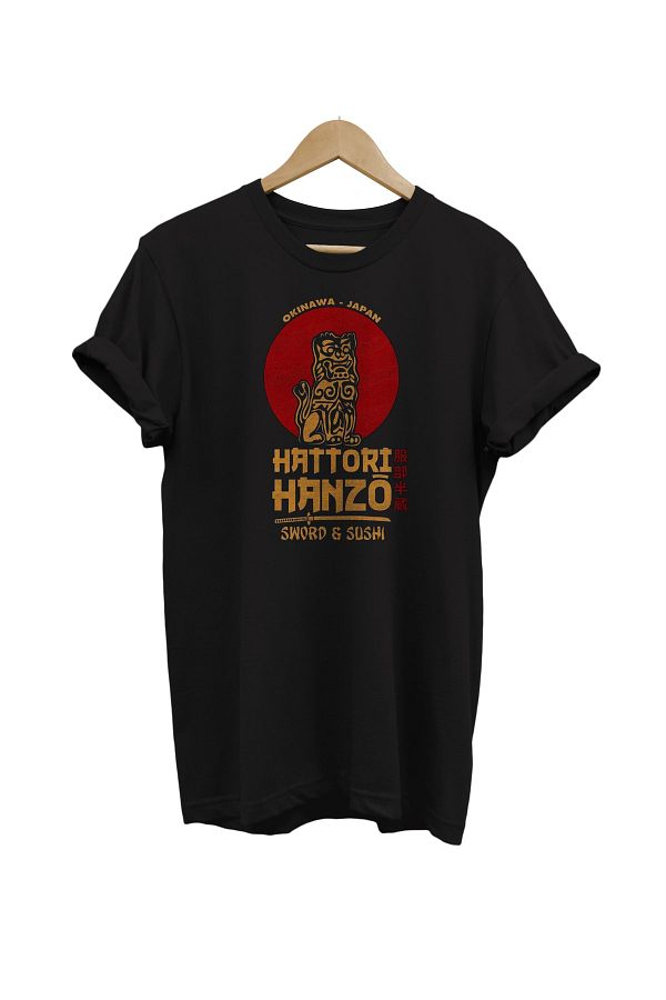 remonz Kill Bill Hattori Hanzo Printed 100 Cotton Basic T shirt Normal Size T Shirt Trendyol