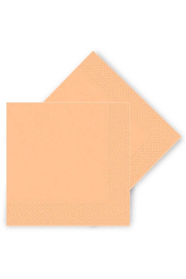 aşkın concept-Salmon Color Paper Napkin 16 Pieces Macarons Color Pastel Color 1