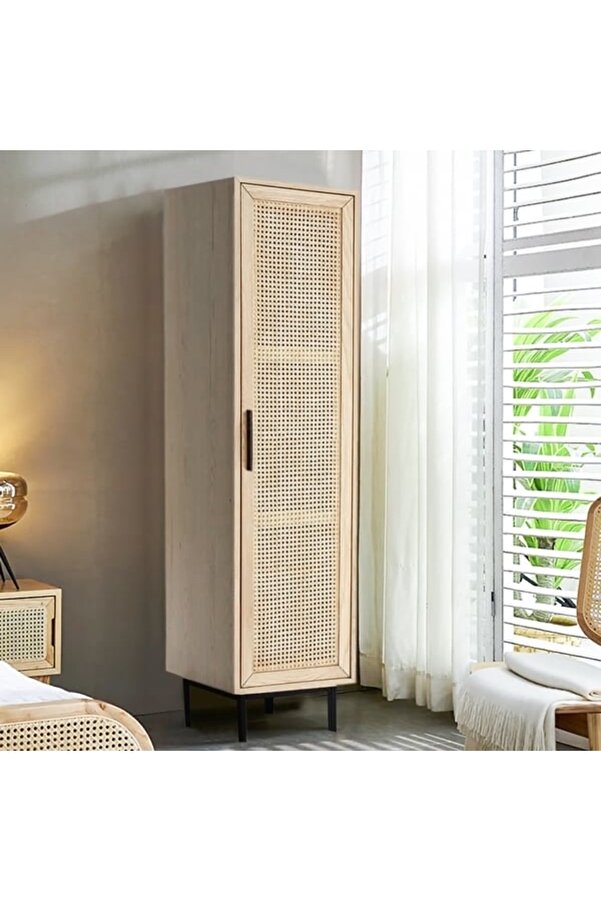 one design Masif Ahşap Hazeran Kapakl Dolap 180cm